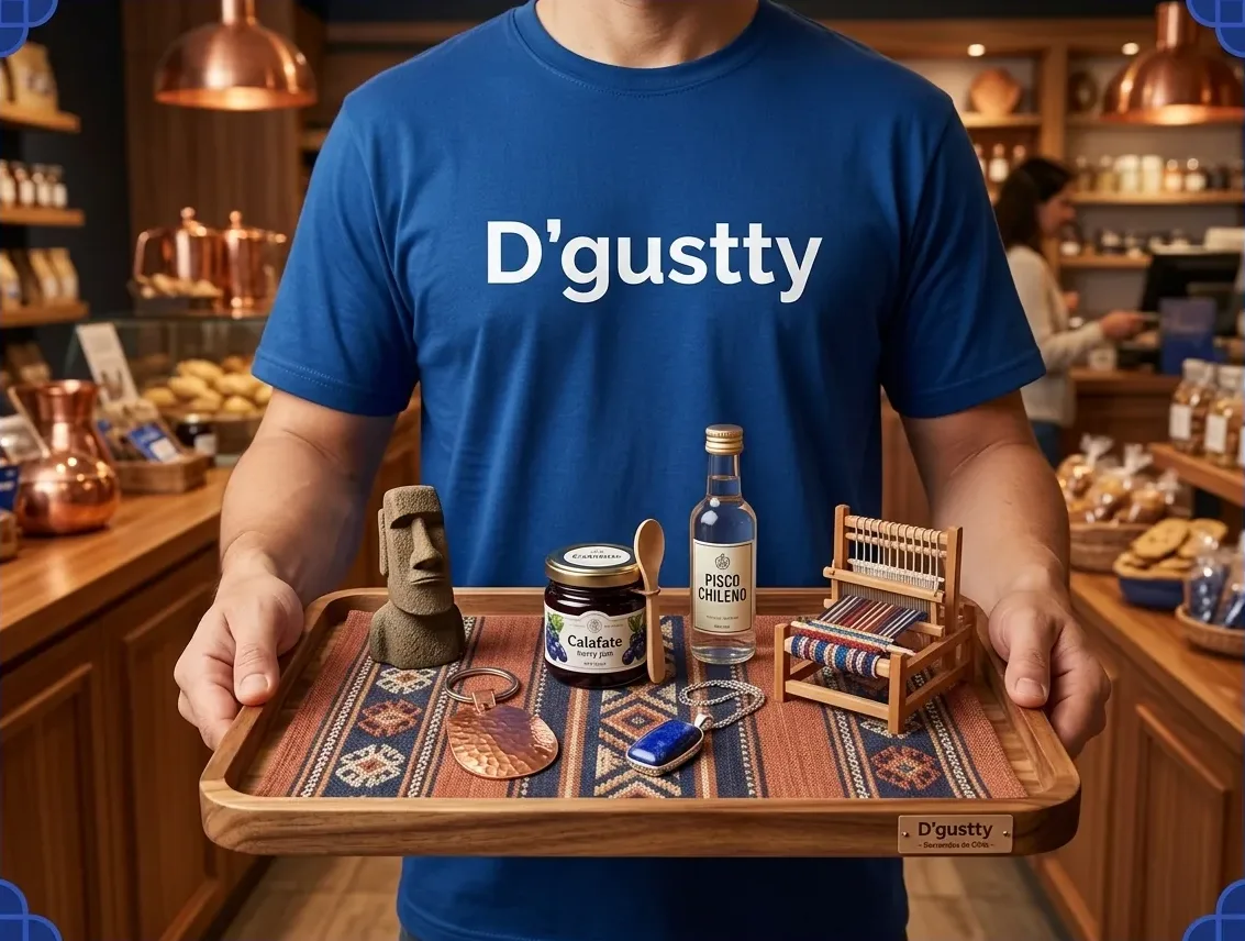 Bandeja con productos D'Gustty